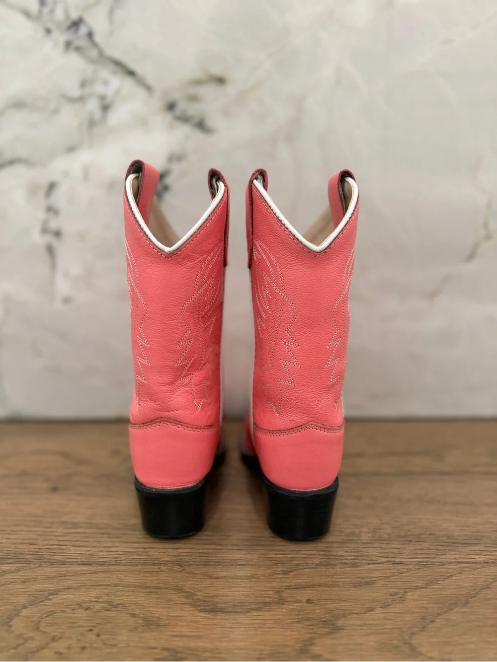 Old West Pink Girls' Cowgirl Boots